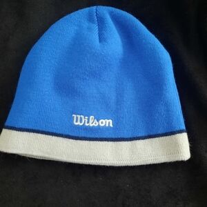 WILSON Beanie Blue and Grey